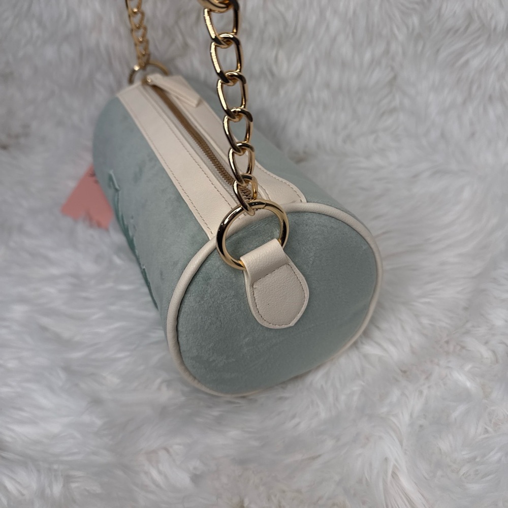 Juicy Couture Mint Green and Cream Shoulder Bag - Picture 2 of 4